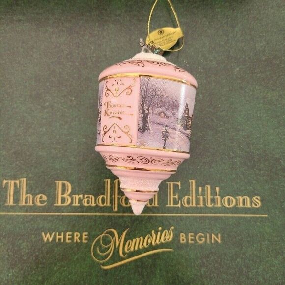 Thomas Kinkade Bradford Heirloom Christmas Ornament Olde Porterfield Gift Shop - Picture 2 of 10